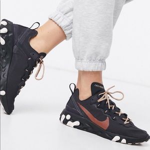 Nike React Element 55 Holiday Sparkle Sneaker 9US